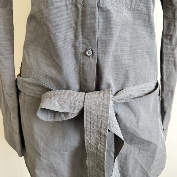 SuperDry Fitted Button Down Belted Cotton Woman's Shirtdress Small - Picture 4 of 8